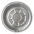 Durable Packaging Aluminum Round Containers, 7" dia., PK500 527-500